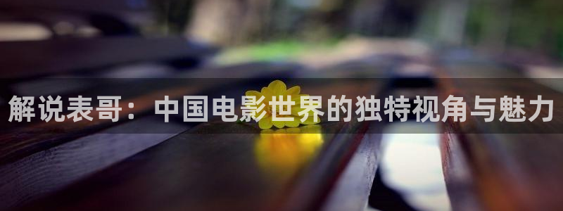 秋霞影院首页下载欧美视频：解说表哥：中国电影世界的独特视角与魅力