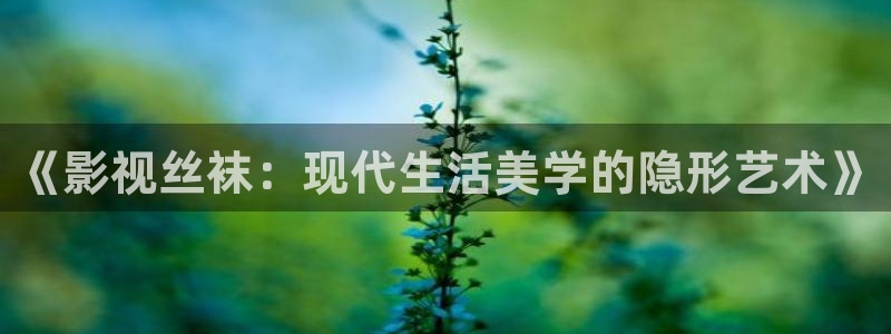 欧美秋霞理论电影：《影视丝袜：现代生活美学的隐形艺术》