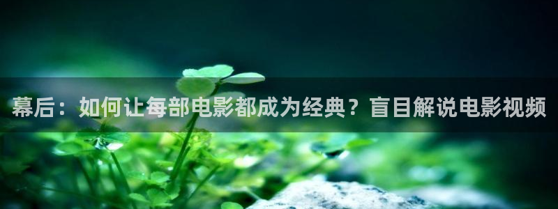 秋霞午夜在线观看：幕后：如何让每部电影都成为经典？盲目解说电影视频